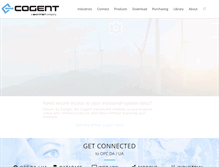 Tablet Screenshot of cogentdatahub.com